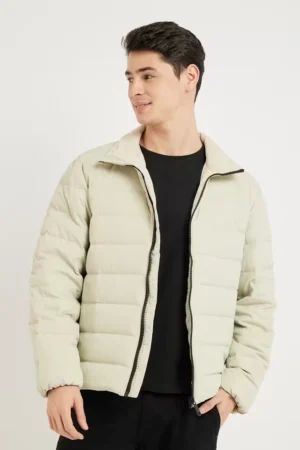 Solid Polyester Regular Fit Men's Casual Jacket