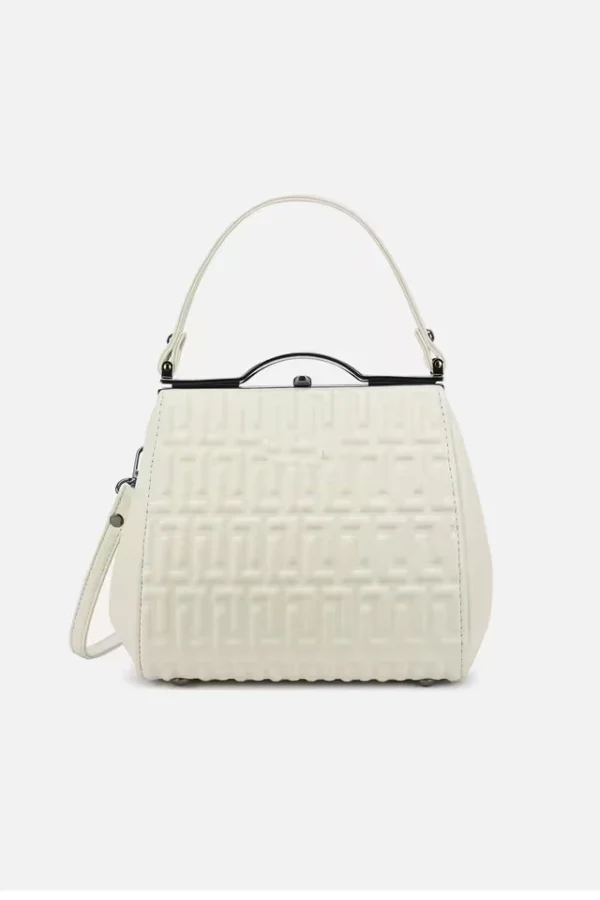 Fluffel Synthetic Top Open Closure Women's Satchel Bag